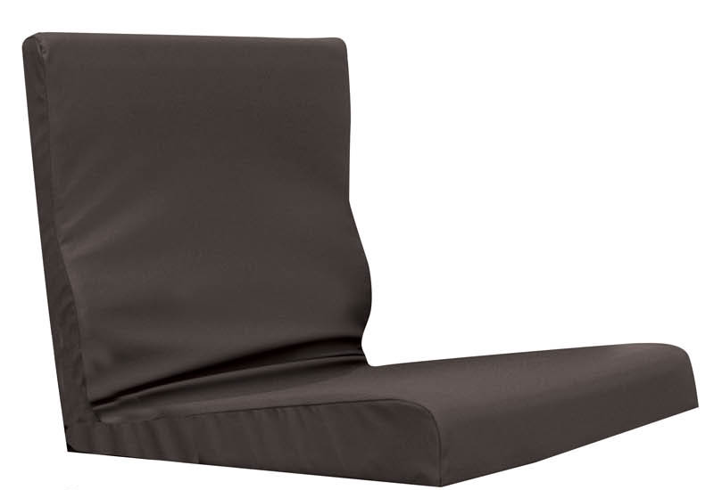 one piece seat and back wheelchair cushion